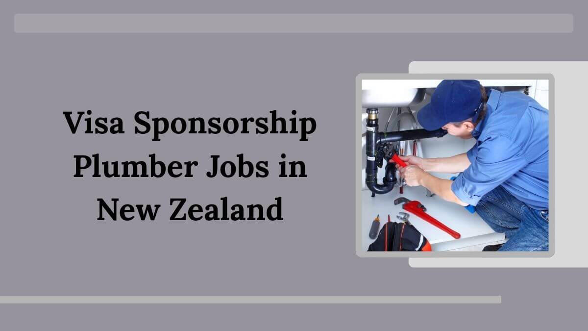Visa Sponsorship Plumber Jobs in New Zealand