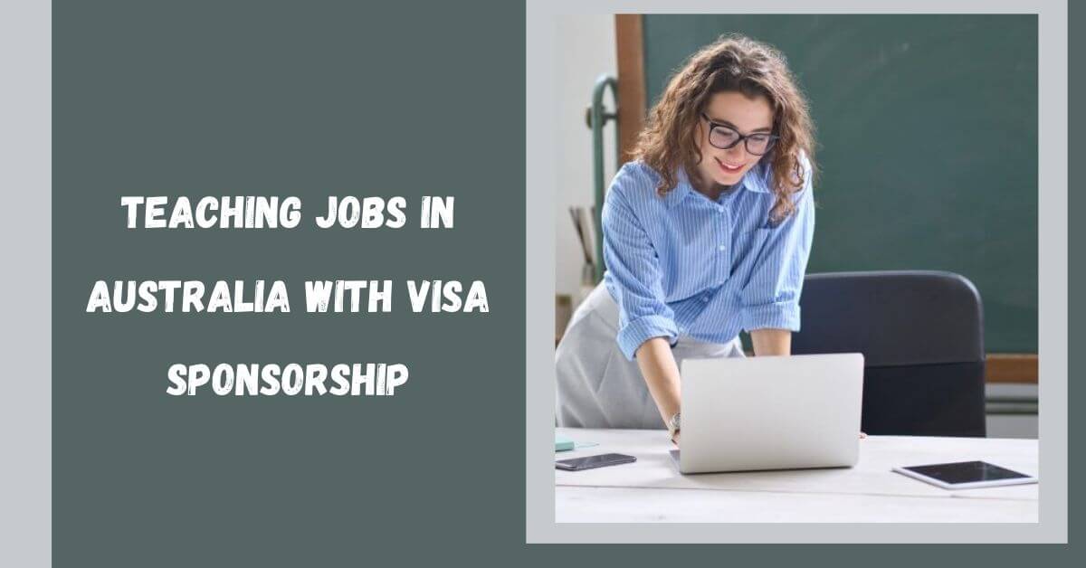 Teaching Jobs in Australia With Visa Sponsorship