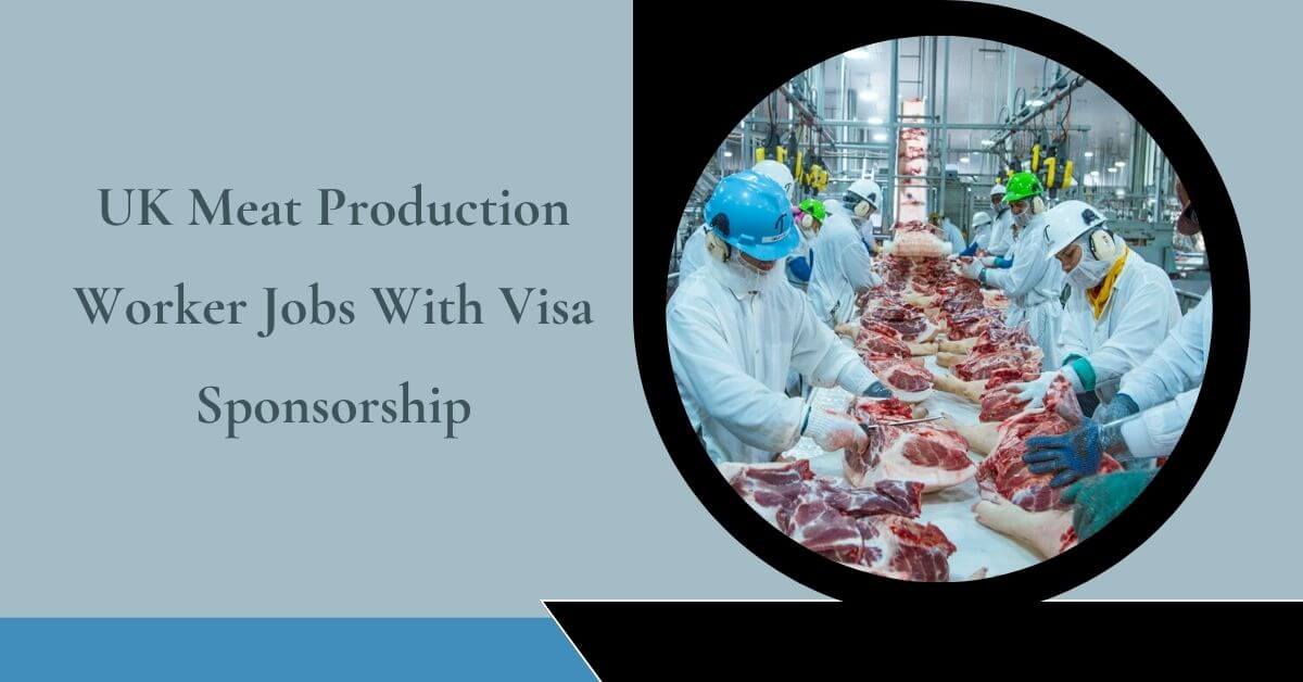 UK Meat Production Worker Jobs With Visa Sponsorship