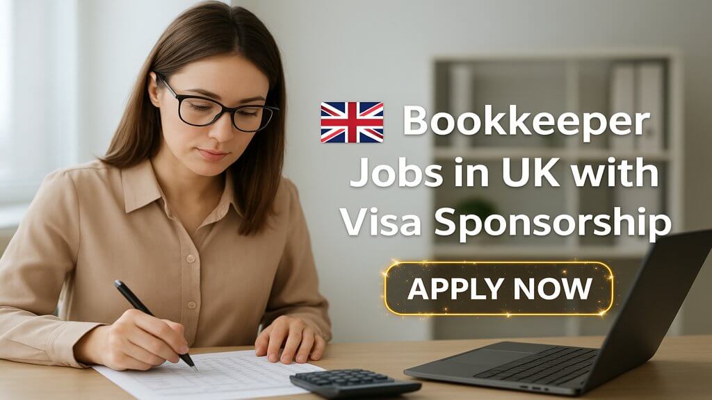 Bookkeeper Jobs in UK with Visa Sponsorship