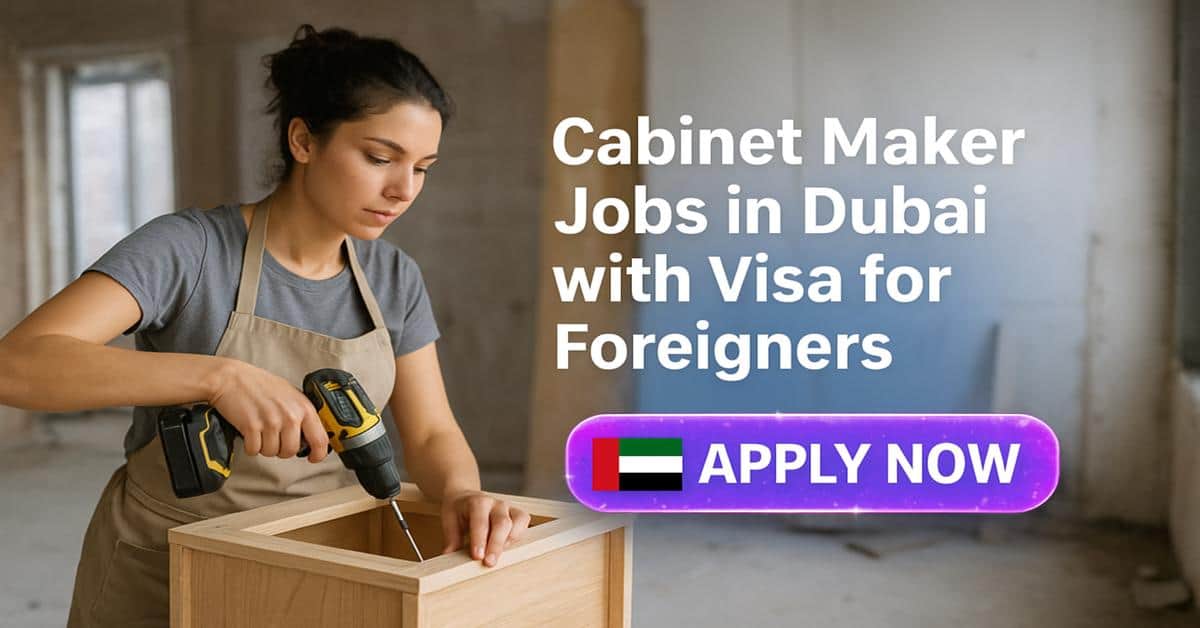 Cabinet Maker Jobs in Dubai with Visa for Foreigners