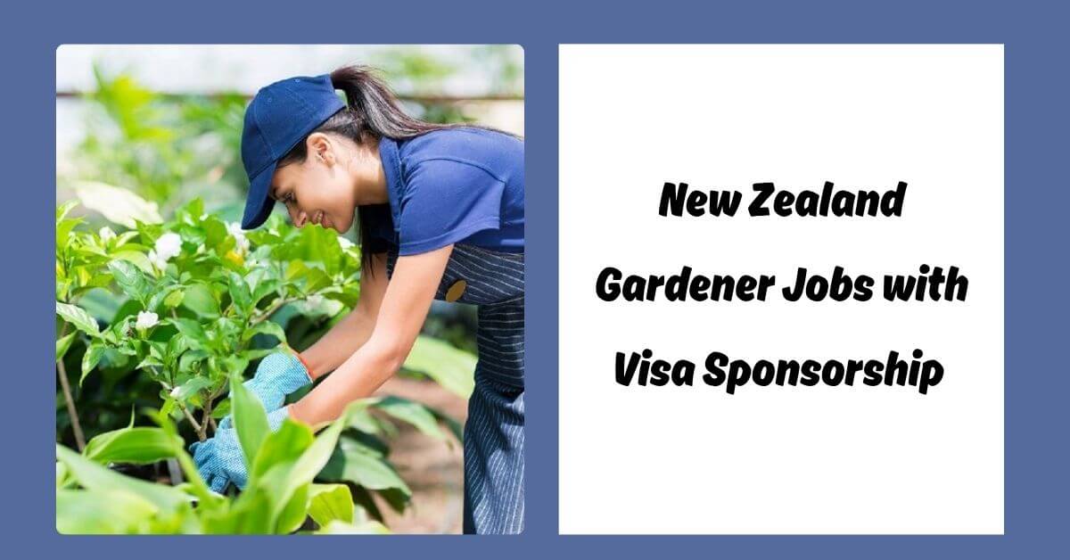 New Zealand Gardener Jobs with Visa Sponsorship