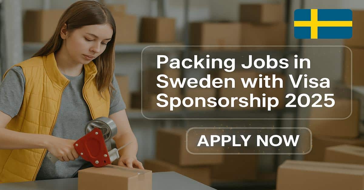 Packing Jobs in Sweden with Visa Sponsorship