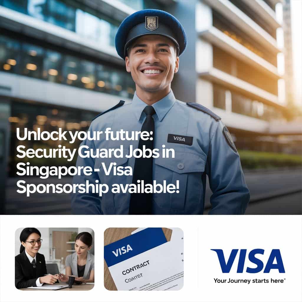 Visa Sponsorship Security Guard Jobs in Singapore