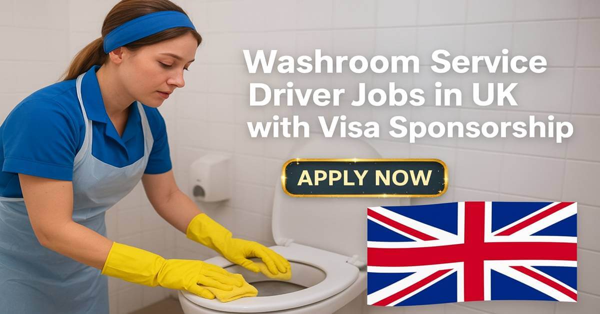 Washroom Service Driver Jobs in UK with Visa Sponsorship