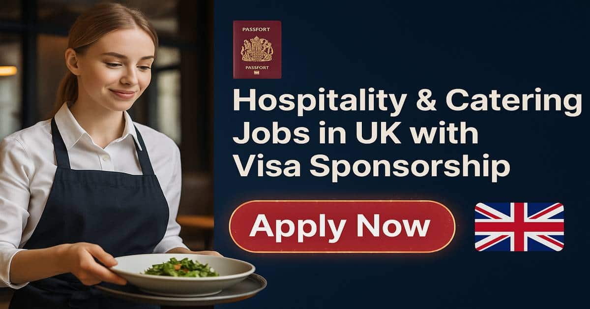 Hospitality & Catering Jobs in UK with Visa Sponsorship