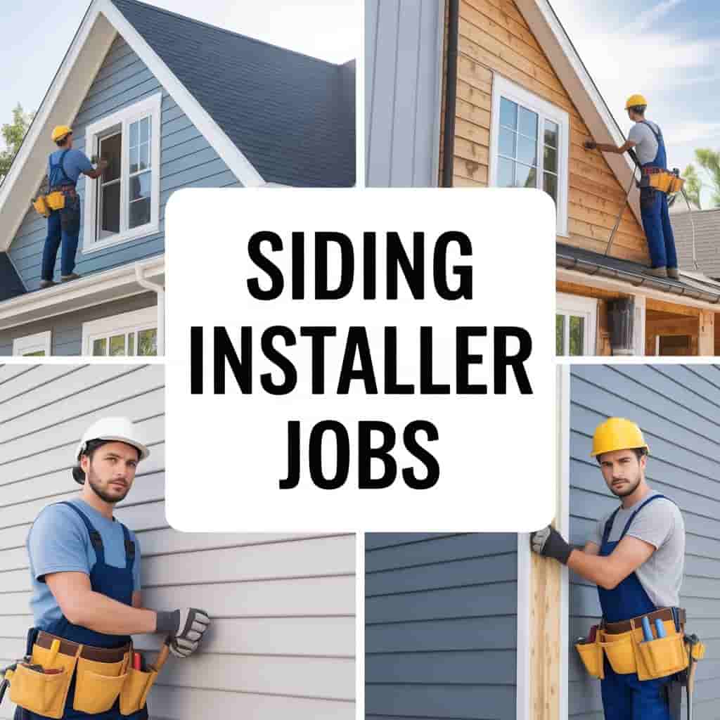 Siding Installer Jobs in Canada