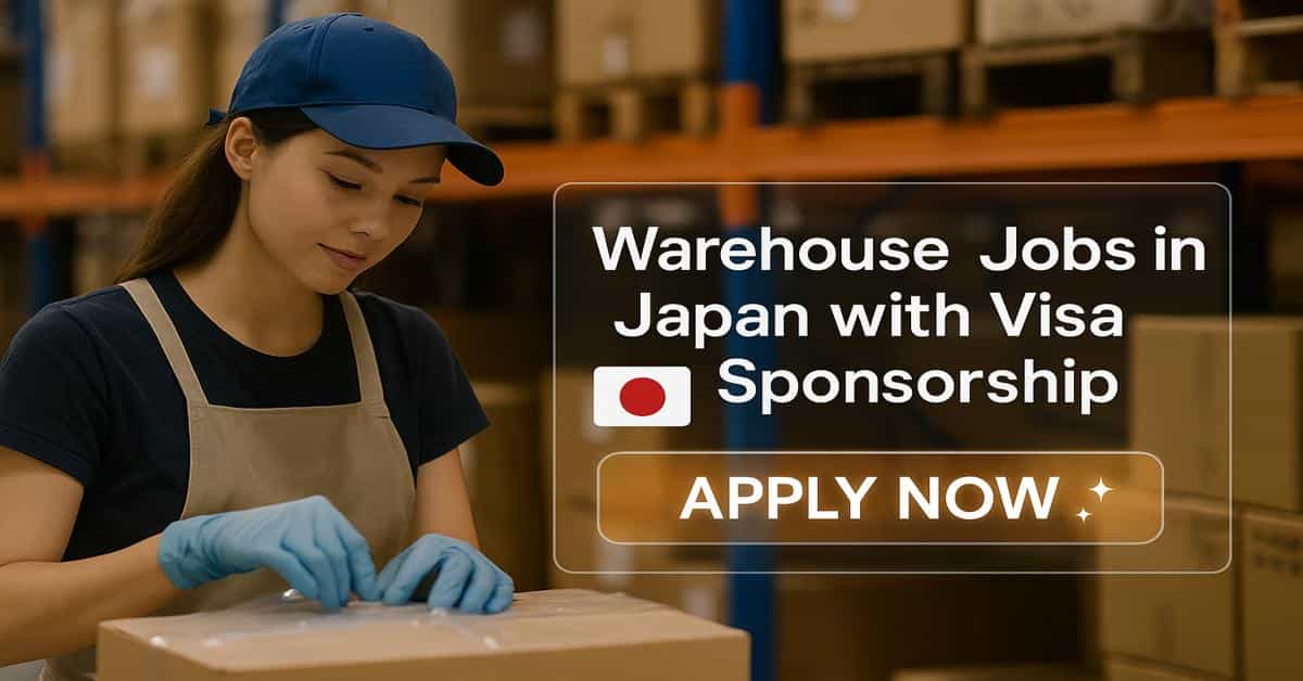 Warehouse Jobs in Japan with Visa Sponsorship