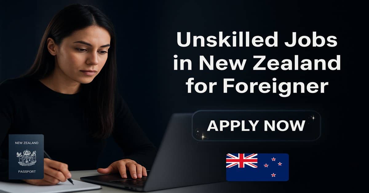 Unskilled Jobs in New Zealand for Foreigner